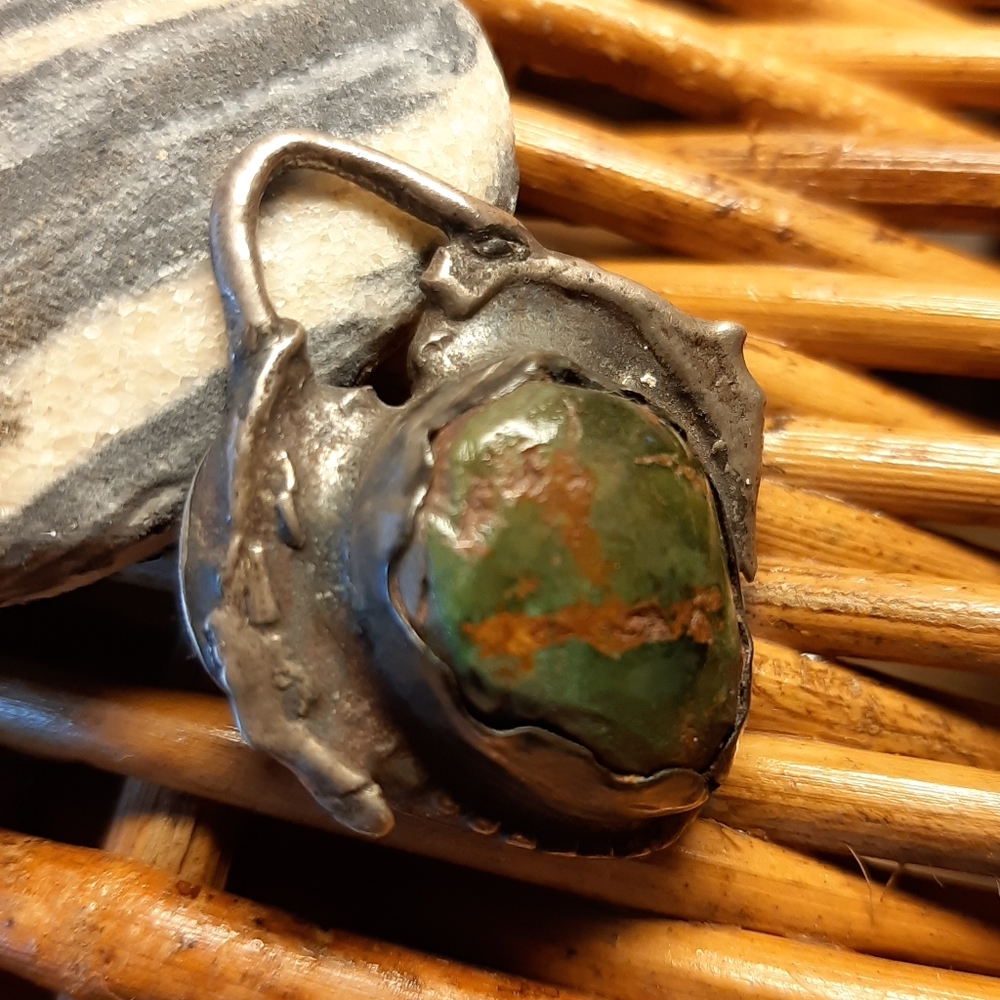 Vintage Green Turquoise Charm/Pendant
